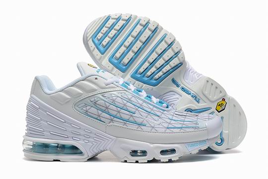 Cheap Nike Air Max Plus 3 White Baby Blue Men's Shoes-77